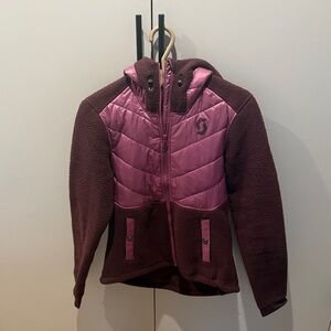 Scott Pink and Brown Teddy Jacket